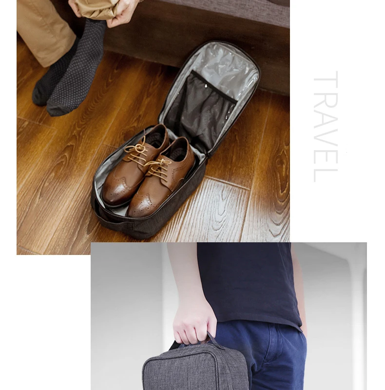 BAGSMART новые аксессуары для путешествий сумка Портативная водонепроницаемая сумка для обуви сумка карманная Упаковка Кубики ручка нейлоновая сумка на молнии для путешествий