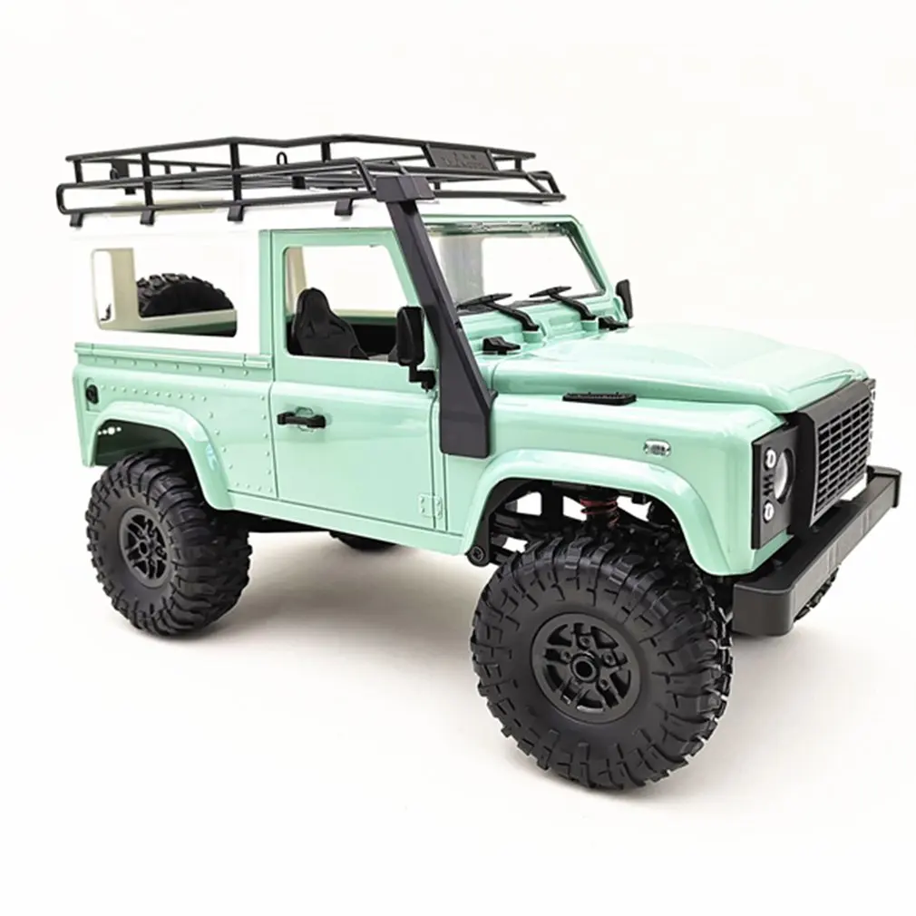 

2.4G RC Car With Front Led Lamp Model Truck Toy Alloy Remote Control Four Wheel Drive Off-road Vehicle