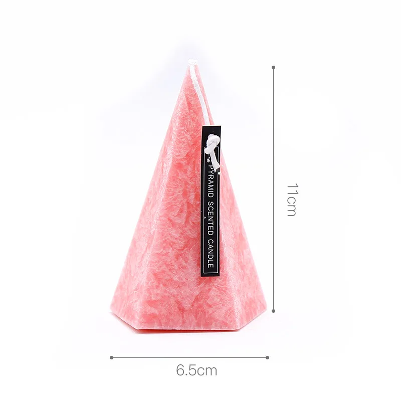 1 шт. Геометрическая коническая ароматическая свеча для вечеринки дня рождения