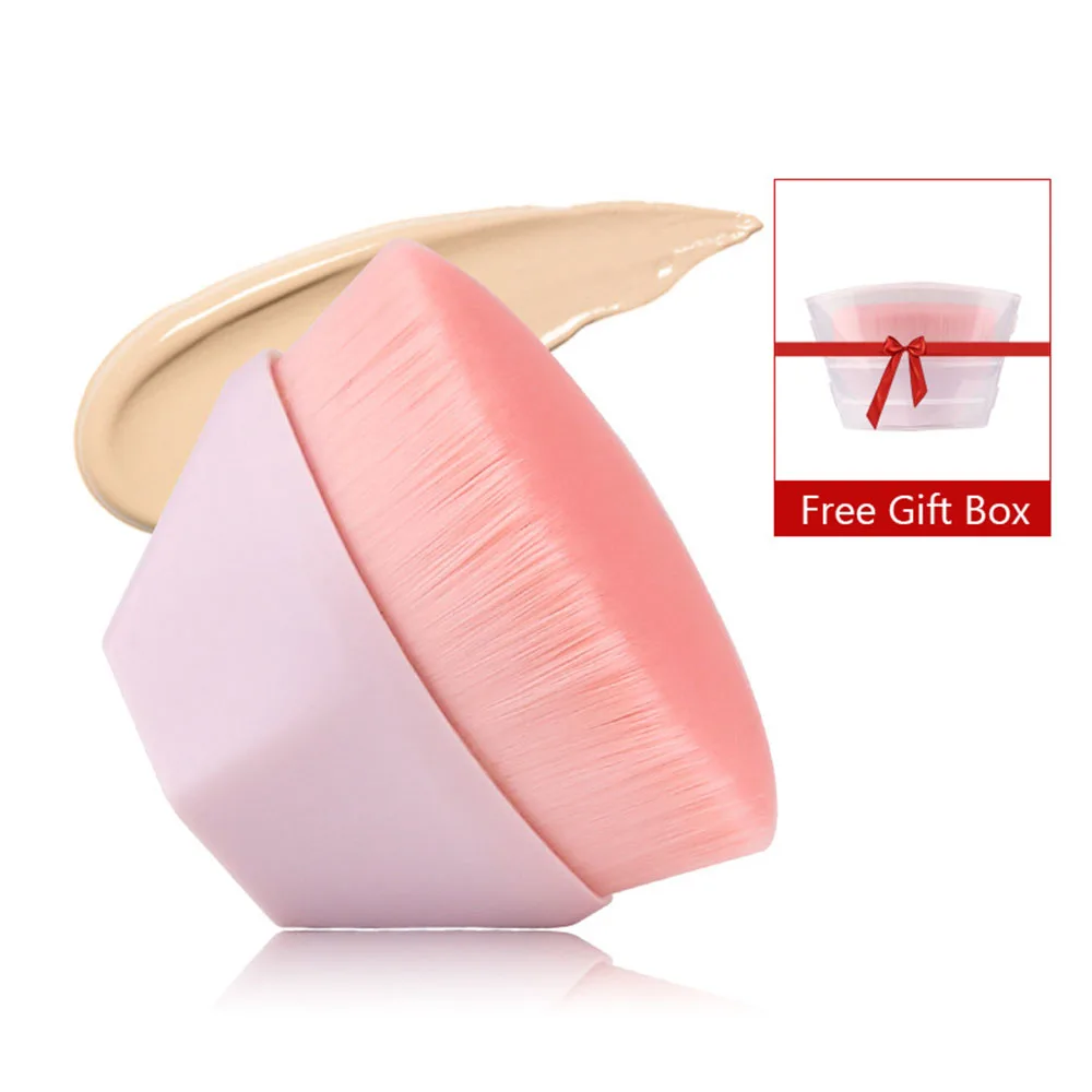 Новая Кисть для макияжа плоская основа не питает пудру румяна большая тональная