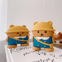 for airpods 2 case 3d ins cartoon bear bluetooth headset case for airpods pro cover cute style for airpods charging box