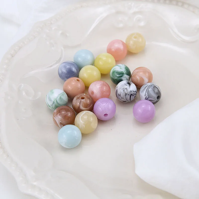 10 шт 2020 корейские винтажные цветущие перфорированные полимерные бусы серьги для