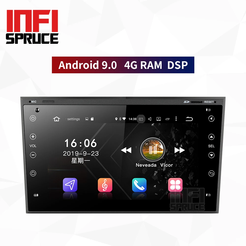 Dvd плеер для Opel Vauxhall Astra Meriva Vectra Antara Zafira Corsa Agila 4G RAM Android 9 0 GPS радио видео