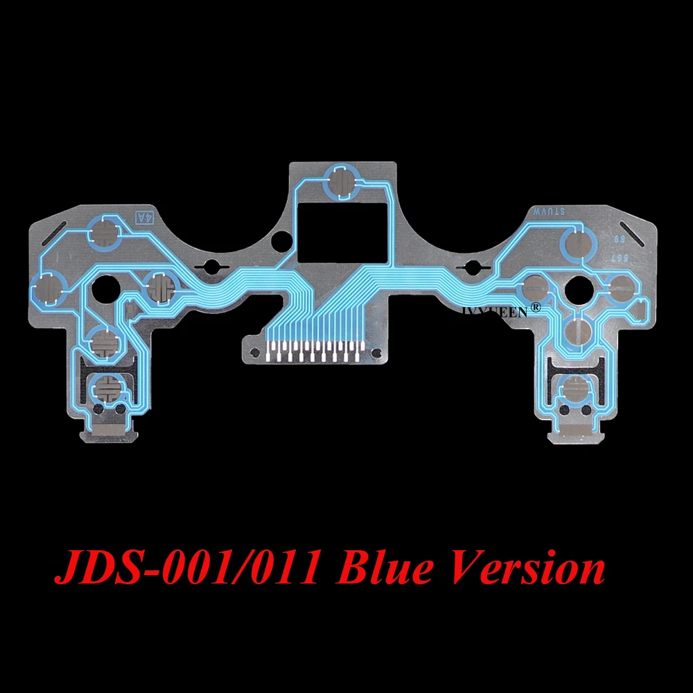 JDS JDM 001 Blue IVYUEEN для playstation 4 PS4 Pro тонкая проводящая пленка для контроллера пленочная клавиатура гибкий кабель для Dualshock 4 ленточная печатная плата JDS 050 - Цвет: JDS JDM 001 Blue