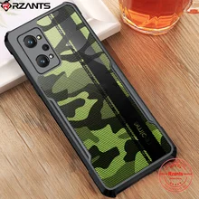 Rzants For OPPO Realme GT Neo2 Case Camouflage Military Design Shockproof Slim Crystal Clear Cover Casing