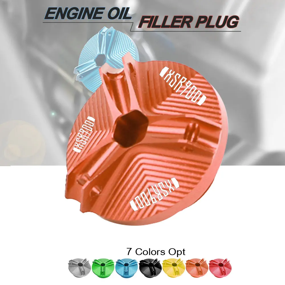 

Motorcycle Accessories Engine Oil filler Drain Plug Sump Nut Cap Cover for YAMAHA XSR900 2016-2019 NIKEN T-MAX530 DX/SX