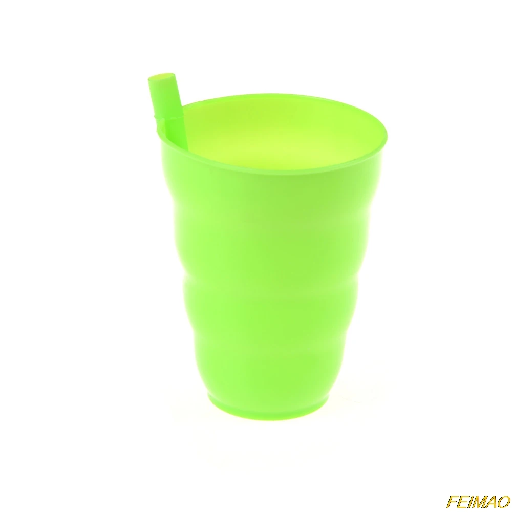 

4Pcs/lot Kids Children Infant Baby Sip Cup with Built in Straw Mug Drink Home Colors