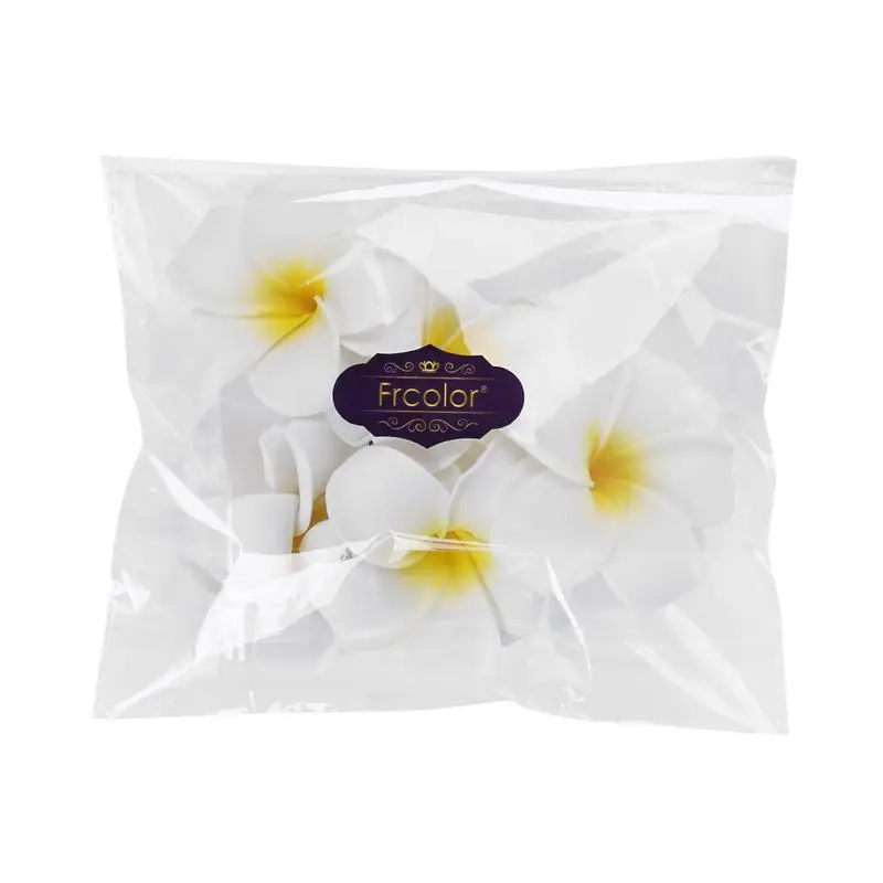 Заколка для волос с цветами гаваев 7 см 10 шт. имитационное яйцо вечеринки пляж