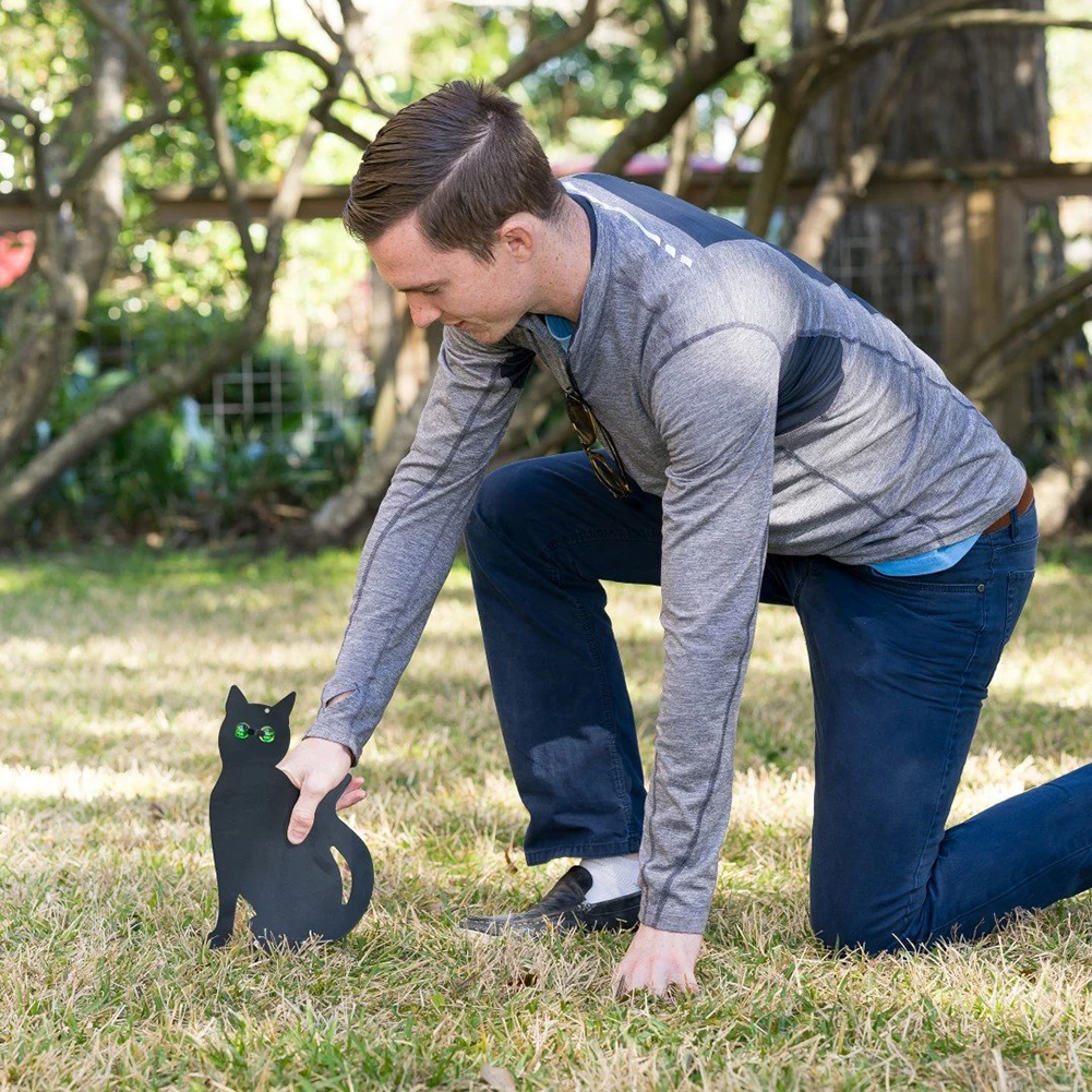 3 шт. кошка модель Светоотражающие глаза напугать птица вредителей Управление