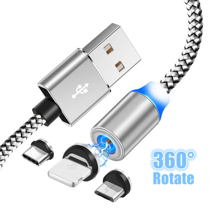 Магнитный кабель USB Type C 2019 A для быстрой зарядки мобильных телефонов Honor 8X 20i 10i 8A Y5