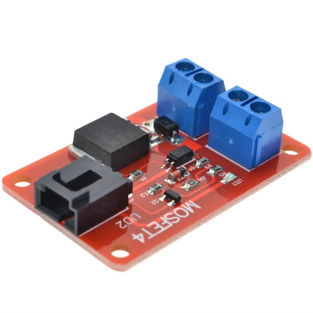 Модуль 1 канал Route MOSFET Кнопка IRF540 изолированный модуль питания + переключателя для