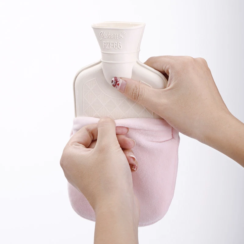 350 мл бутылка для горячей воды с принтом милого кота обогреватель рук снятие