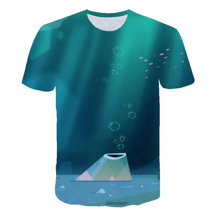 

Children's T-Shirt 2021 Summer Small Fresh Short-Sleeve Boys Girls T-Shirt Cartoon O Neck 3D Printing Casual Matching T-Shirt