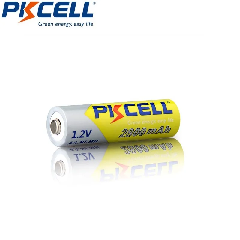 16 шт. аккумулятор PKCELL AA 2600 мАч ~ 2800 1 2 в Ni MH аккумуляторные батареи 2A NIMH