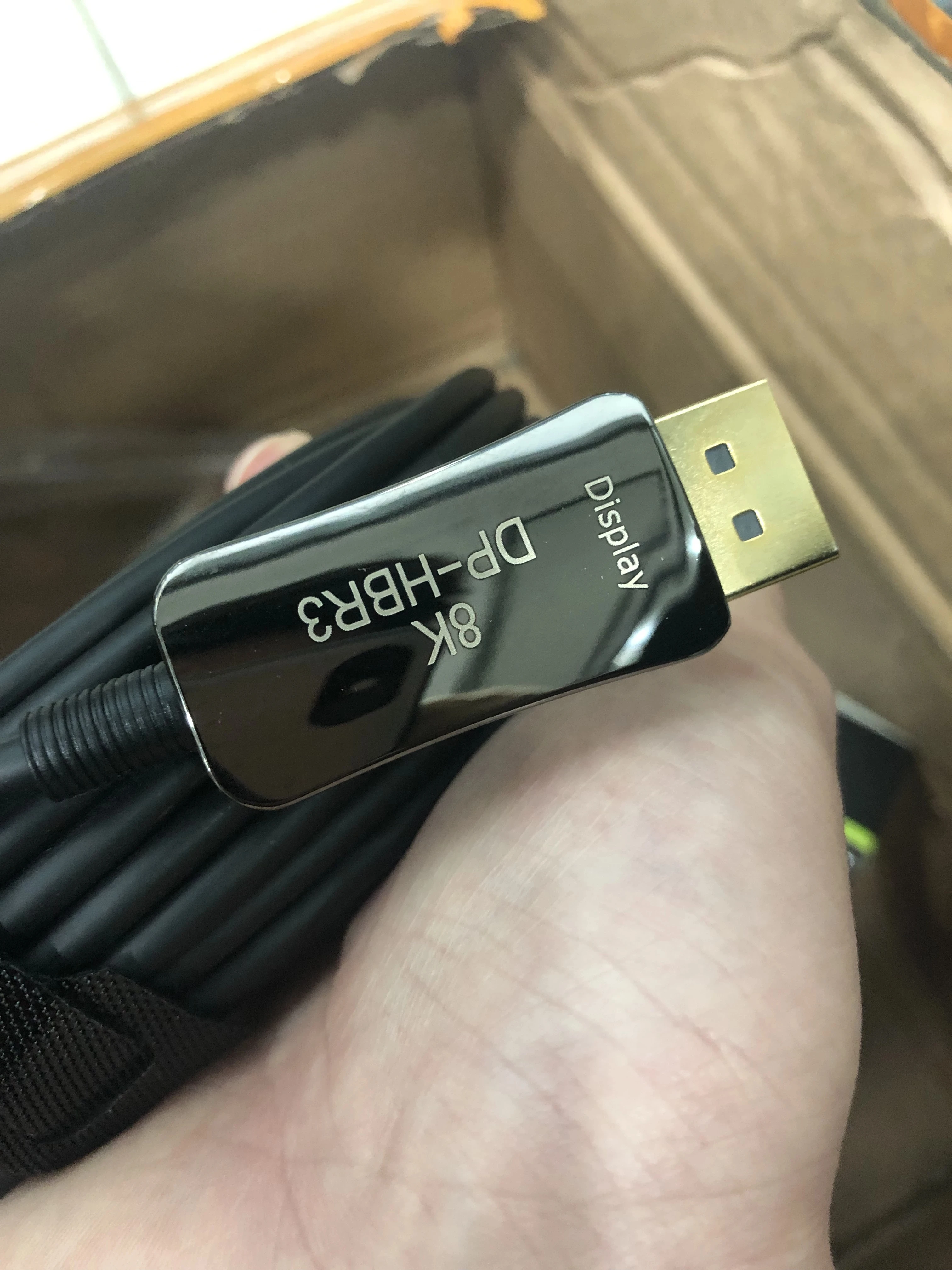 Оптический кабель 8K UHD DisplayPort 1 4 при 60 Гц 4K 144 HBR3 32 Гбит/с бит DP AOC игровой HD