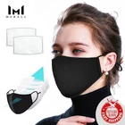 MERALL хлопковая маска для лица для взрослых и детей с фильтром из активированного угля маска для рта для мужчин и женщин модные маски