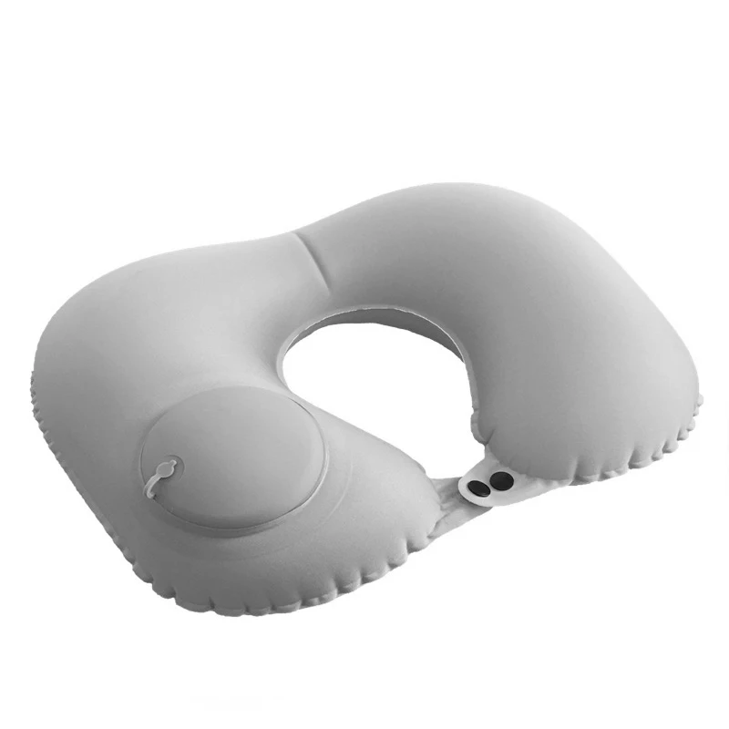 pillow gray OLOEY многофункциональная детская подушка, Детская Надувная подушка для путешествий, подушка для ног, для детей, для сна, подставка для ног на самолет, автомобиль, автобус - Цвет: pillow gray