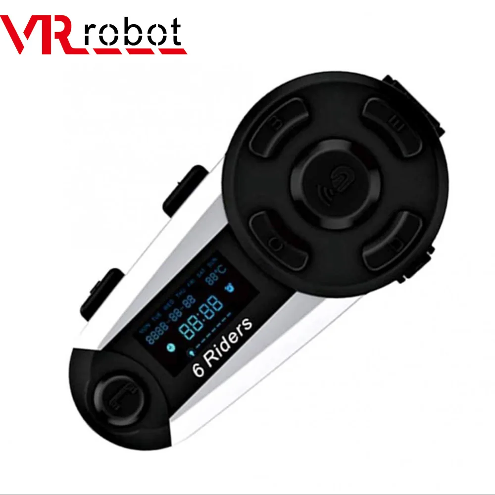 VR робот Мотоцикл Интерком 1200 м шлем Bluetooth гарнитура FM радио Водонепроницаемый