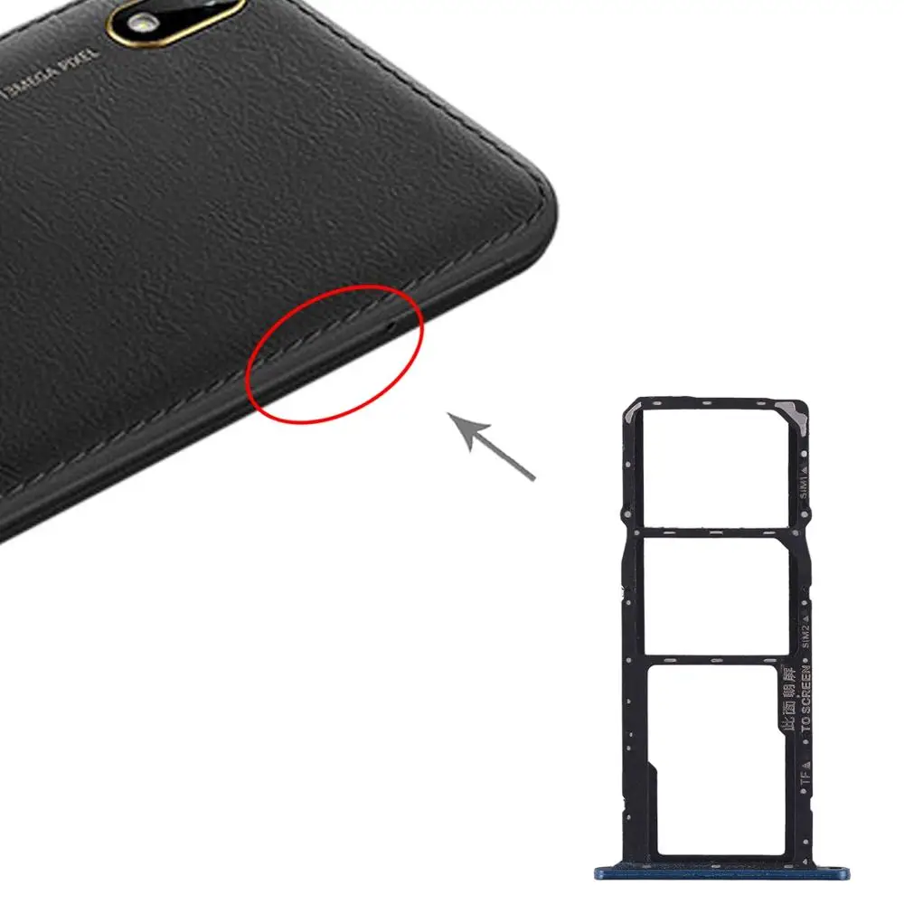 Лоток для SIM-карты + лоток карт Micro SD Huawei Y5 (2019) слот корзины сменная деталь