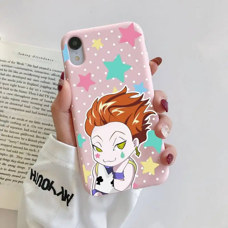 

Hunter x Hunter Phone Case Original Liquid Silicone Phone Case For iphone 11 Pro Max X XS Max XR FOR iPhone 7 8 6 6S Plus