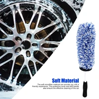 goxfaca car microfiber wheel tire rim brush car wash cleaner plastic handle for car wash car cleaning accessories