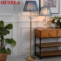 outela floor lamps light modern led luxury design crystal decorative for home living room