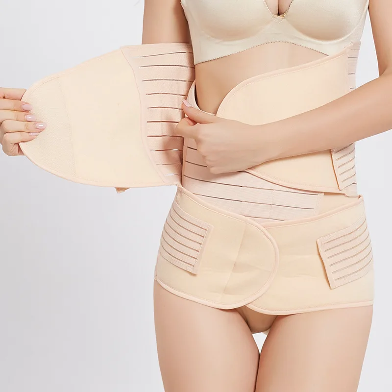 

Menoea 2021Set Maternity Postnatal Belt After Pregnancy bandage Belly Band waist corset Pregnant Women Slim Shapers fajas post