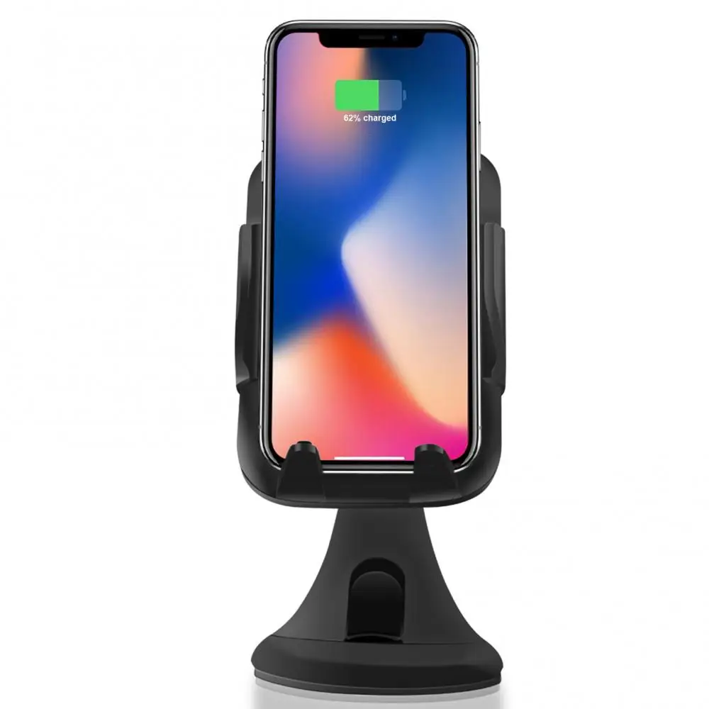 

Wireless Smart Sensor Car Charger Air Vent Automatic Clamping Phone Holder Rack