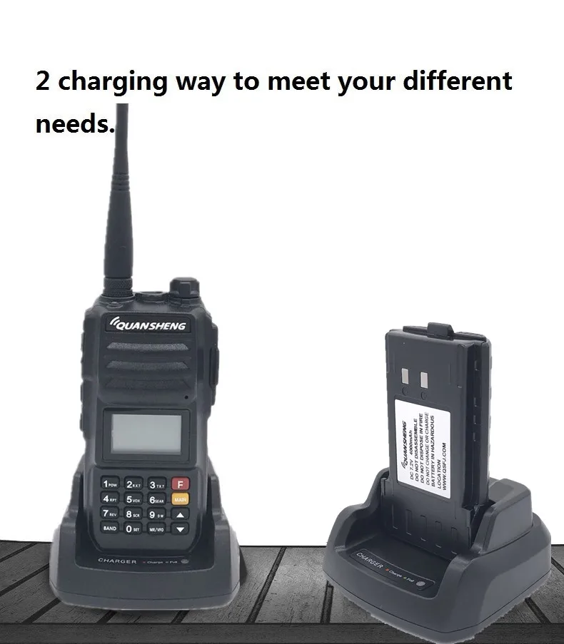 10 Вт 4000 мАч Quansheng TG-UV2 PLUS портативная рация HF трансивер VHF UHF Ham Радио Comunicador 5 диапазонов полицейский 350-390 МГц tg uv2