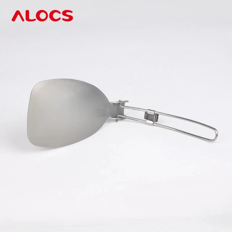 Фото Складная сковорода-лопатка Alocs TW-301 для приготовления блинов, походная посуда для кемпинга, пикника, барбекю, туризма, активного отдыха №2