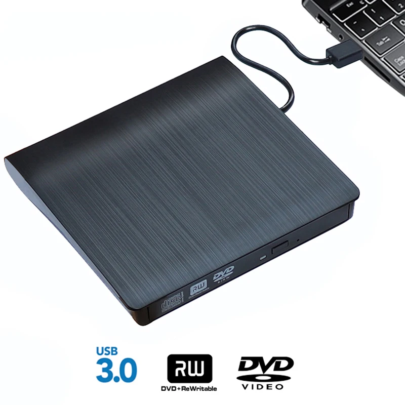 USB 3 0 тонкий внешний DVD RW CD записывающий привод устройство для чтения оптические
