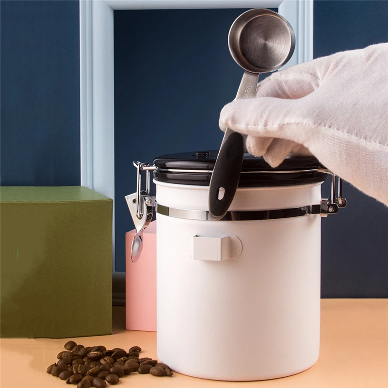 Контейнер для хранения кофейных зерен 304 герметичный бак из нержавеющей стали с