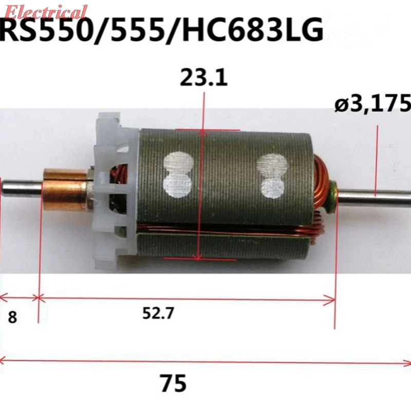 

Cordless Screw Driver Drill 12VDC RS550 Motor Rotor Carbon Brush Holder End Cap Cover Replace For Bosch Motor End Cap