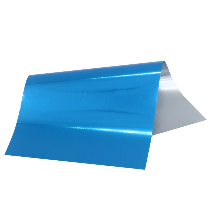 Горячее тиснение фольга бумага Небесно-Голубой голографический переносной