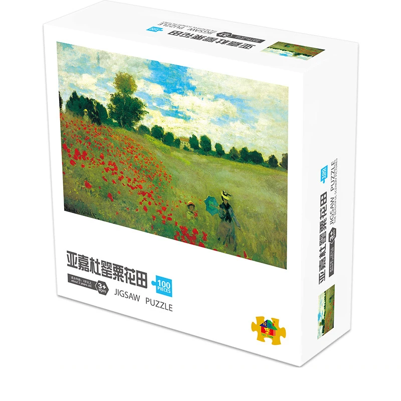 

jigsaw picture puzzles 100 pieces 38*25 cm Assembling puzzles toys for adults children kids games educational Toys
