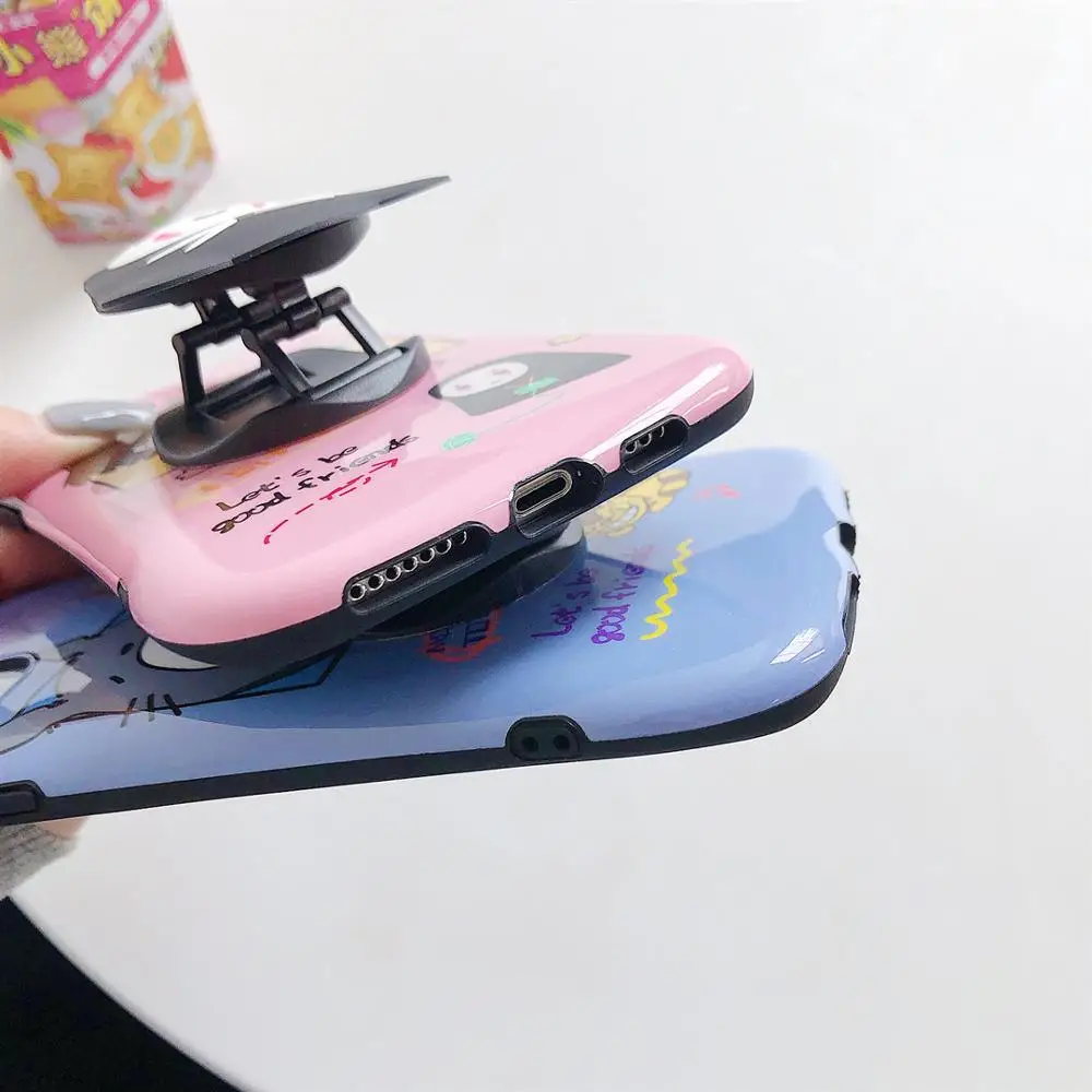 Силиконовый чехол с японским мультяшным рисунком Тоторо 3D Подставка для куклы