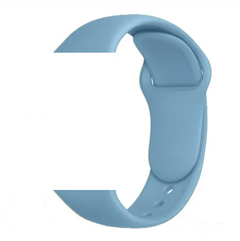 Силиконовый спортивный ремешок для iWatch 5, 40 мм, 44 мм, цветной мягкий браслет, ремешок для Apple Watch, 42 мм, 38 мм, 1, 2, 3, 4, аксессуары