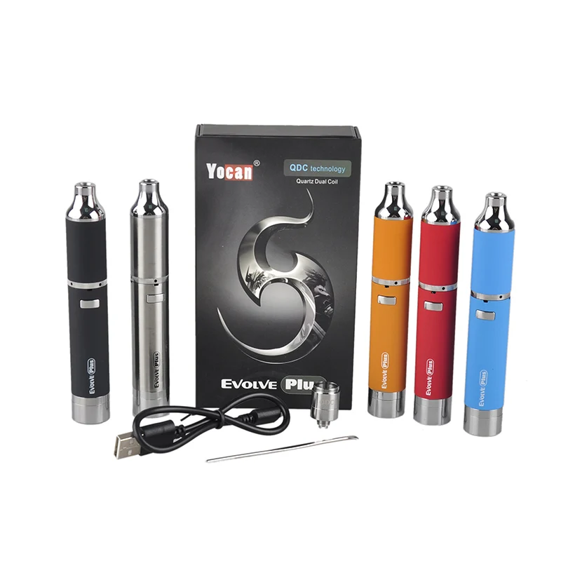 Yocan Evolve Plus Atomizer Kit 1100mah Wax Box Mod Vape Hookah вэйп электронная сигарета электронные