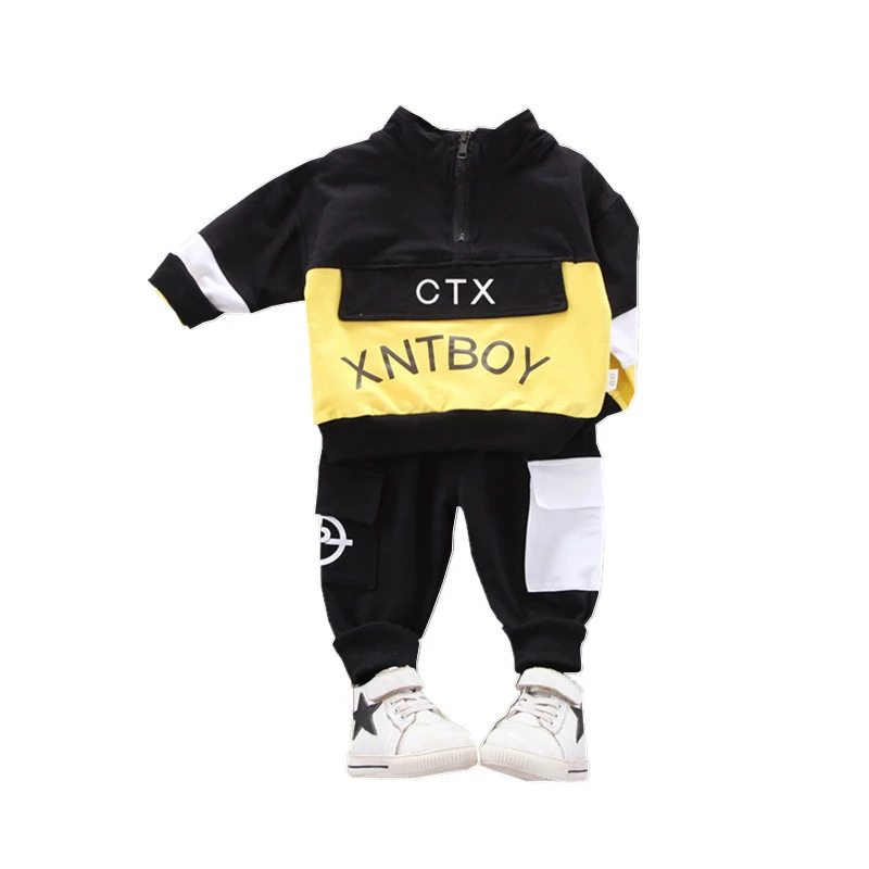 

New Spring Children Cartoon Clothes Autumn Baby Boys Girl T Shirt Pants 2Pcs/sets Kids Toddler Clothing Infant Casual Sportswear