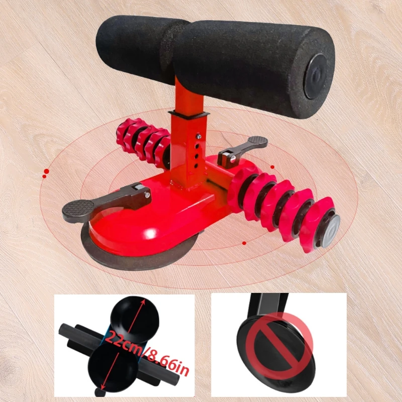 

Adjustable Sit Up Bar Exerciser with Massage Roller Sit Up Aid for Abdominal Training Home Fitness Equipment Workout Accessories