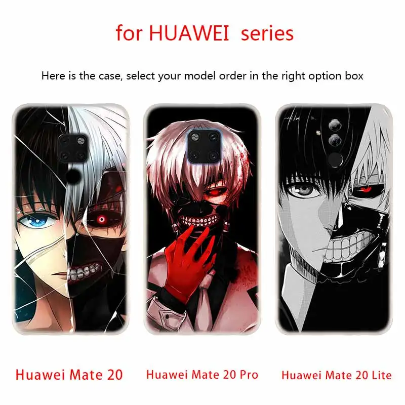 Мягкие силиконовые чехлы Tokyo Ghouls для Huawei Mate 10 Lite 20 Pro 20X S Y5 2017 Y9 2018 2019 NOVA 3 3i 4|Бамперы|
