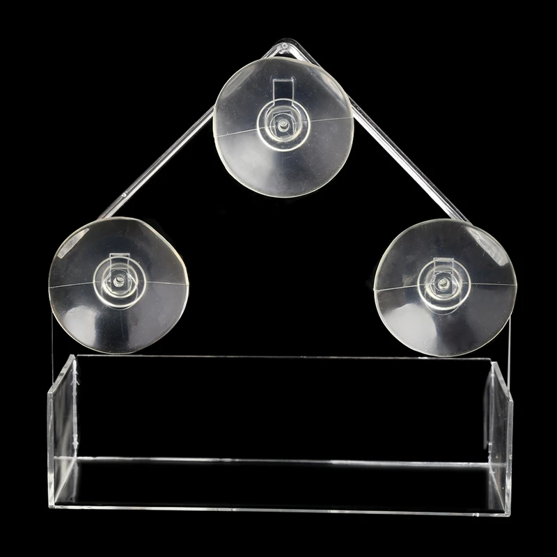 

Clear House Window Bird Feeder Birdhouse With Suction Outdoor Garden Feeding New