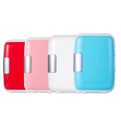 Dual-Use 4L Home Car Use Refrigerators Mini Freezer Cooling Heating Box Cosmetic Fridge Makeup | Бытовая техника