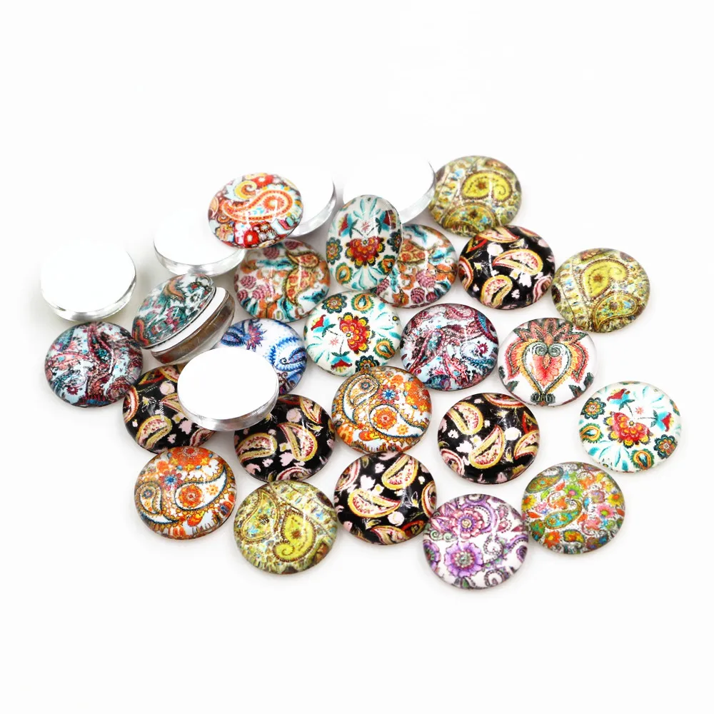 Горячая продажа 50 шт Мульти Стиль 12 мм Новая мода смешанный ручной работы фото