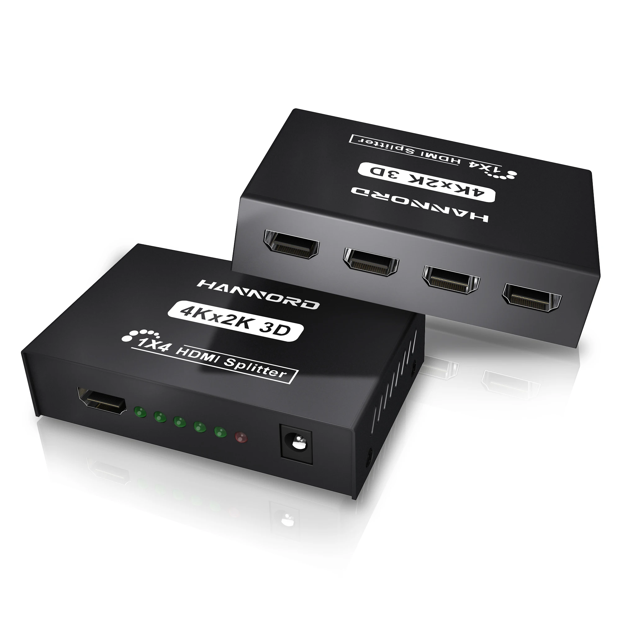 Hannord HDMI совместимый сплиттер 4K Full HD 1080P видео ТВ переключатель адаптер 1 в 4 выхода