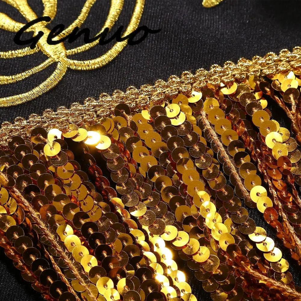 Мужской блейзер с блестками и вышивкой золотого серебряного цвета|Пиджаки| |