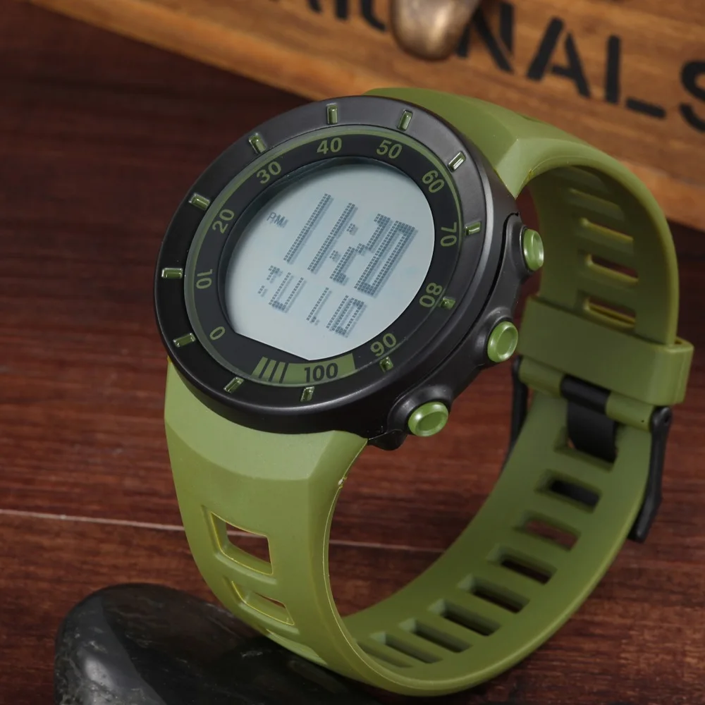 

OHSEN2821 Leisure Sports Water Movement Electronic LCD Screen Men's Watch