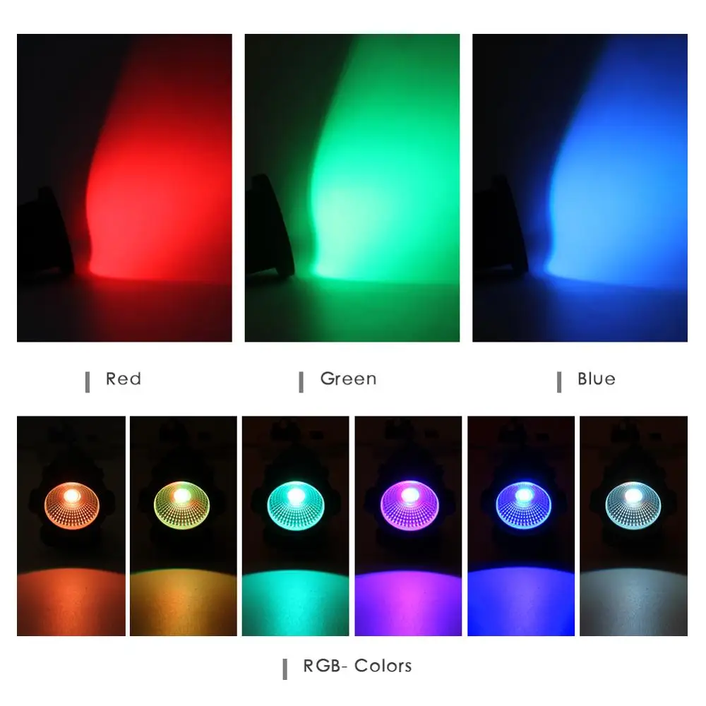COB светодиодные лампы для лужайки RGB 3 Вт 5 7 9 Шипованная лампа наружного