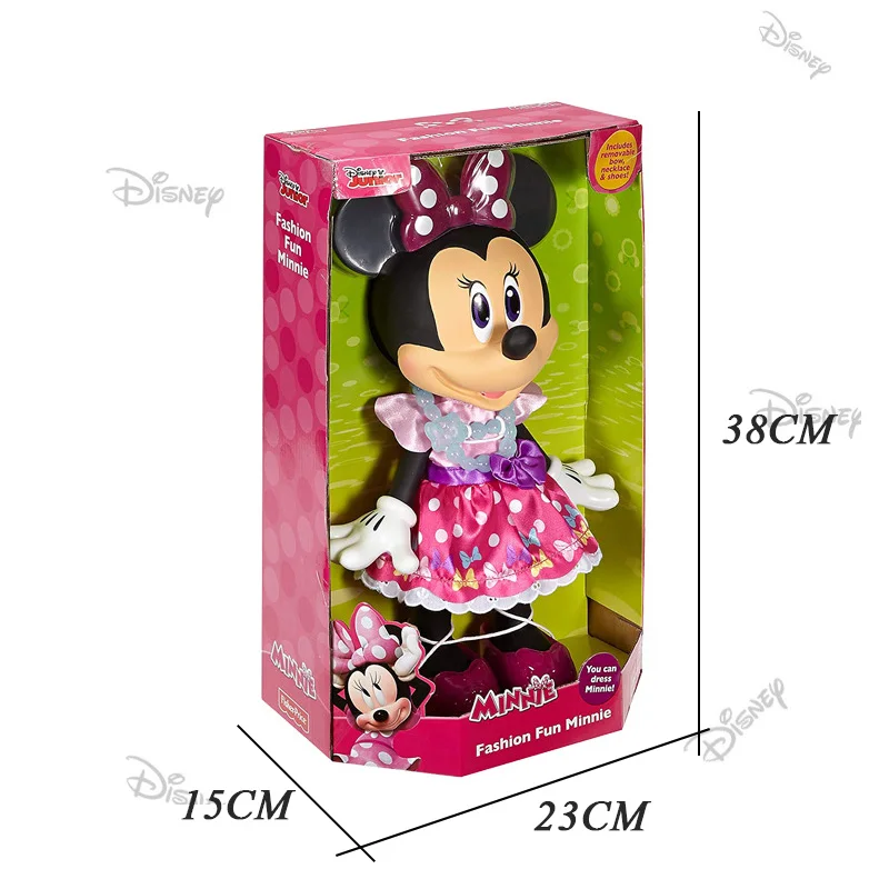 Disney Микки Маус 90 летняя Игрушка Минни кукла большой персонаж девочка одеваются