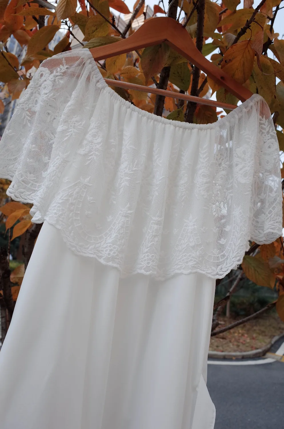 White Lace Cover up Beach dress Bathing suit ups Pareos de Playa Mujer Robe De Plage Swim Long Dress #Q658 |